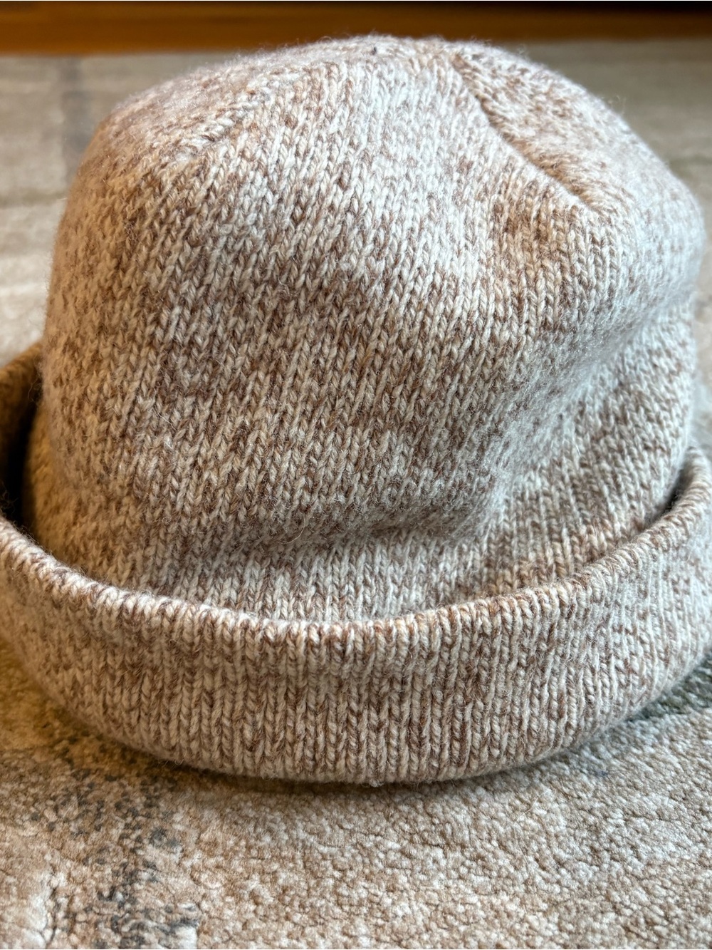 L.L.Bean Men's Ragg Lambs Wool Heather Oatmeal OS EUC